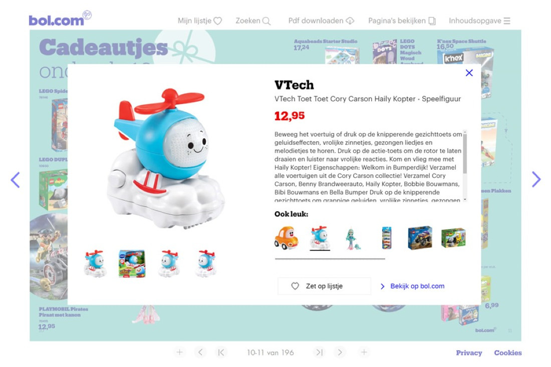 Voorbeeld 6 van Design Template Voorbeeld 6 van Design Template voor online catalogus in TurnPages